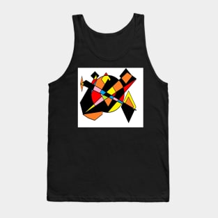 Geometric multicolor Tank Top